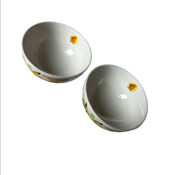 POKÉMON VINTAGE POCKET MONSTERS PORCELAIN RICE BOWLS, SET OF TWO, MADE IN JAPAN - Picture 6 of 11